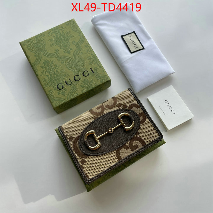 Gucci Bags(4A)-Wallet-,china sale ,ID: TD4419,$: 49USD