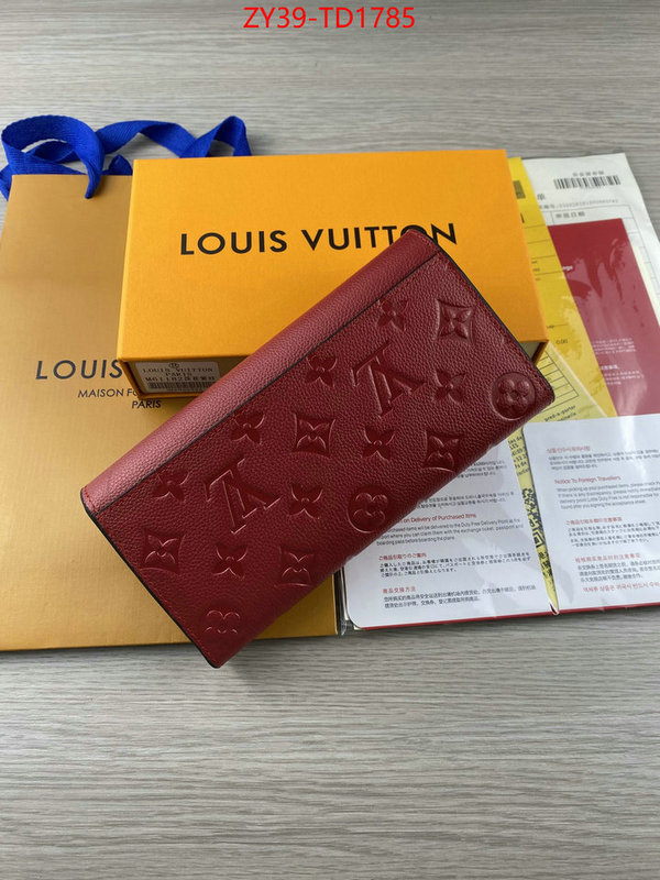 LV Bags(4A)-Wallet,ID: TD1785,$: 39USD