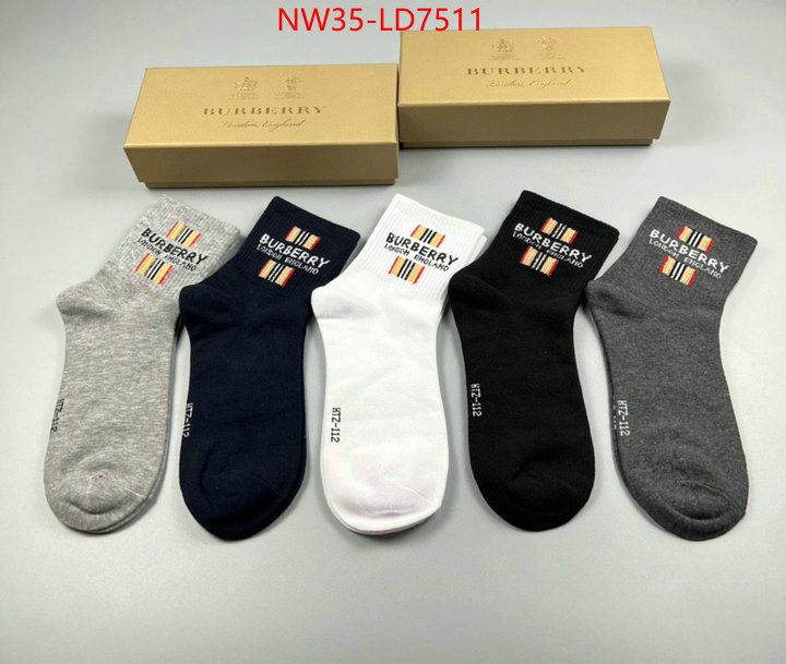 Sock-Burberry,best replica quality , ID: LD7511,$: 35USD