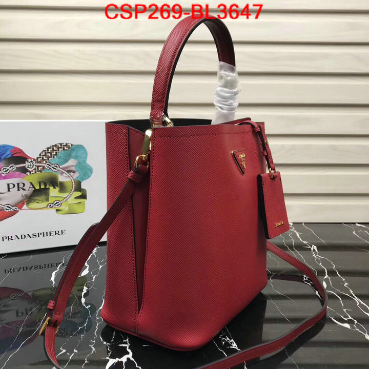 Prada Bags(TOP)-Diagonal-,ID: BL3647,$: 269USD