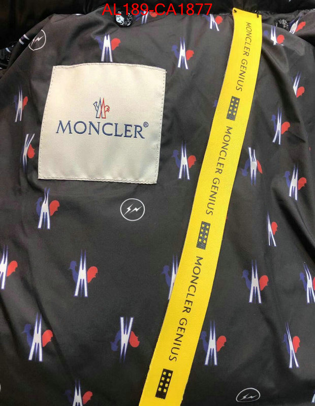 Down jacket Men-Moncler,new designer replica , ID: CA1877,$: 189USD