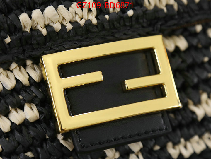 Fendi Bags(4A)-Baguette-,high quality happy copy ,ID: BD6871,$: 109USD