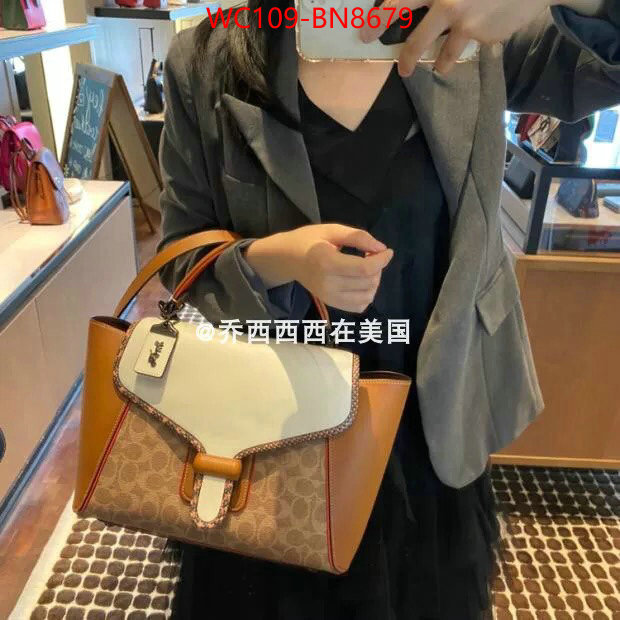 Coach Bags(4A)-Diagonal,high quality ,designer replica ,ID: BN8679,$: 109USD