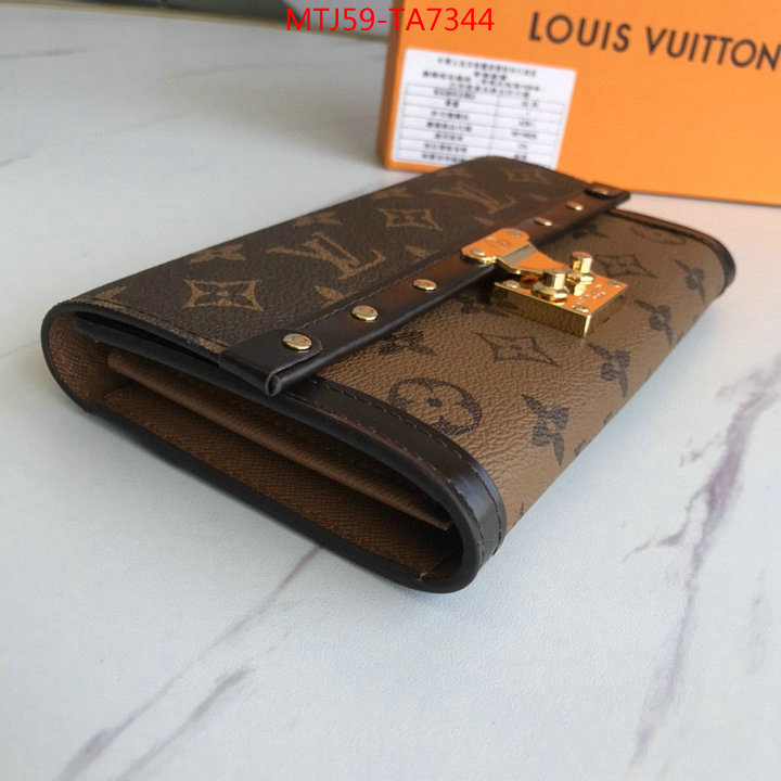 LV Bags(4A)-Wallet,ID: TA7344,$: 59USD