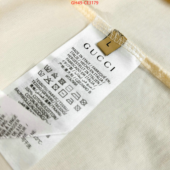 Clothing-Gucci,the online shopping , ID: CE3179,$: 49USD