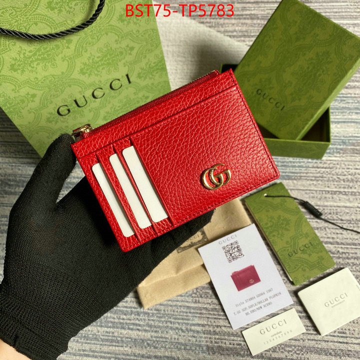 Gucci Bags(TOP)-Wallet-,ID: TP5783,$: 75USD