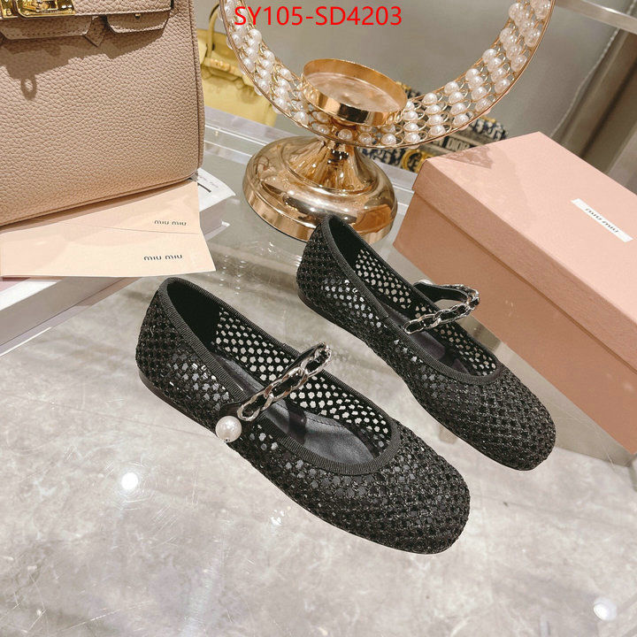 Women Shoes-Miu Miu,replica aaaaa designer , ID: SD4203,$: 105USD