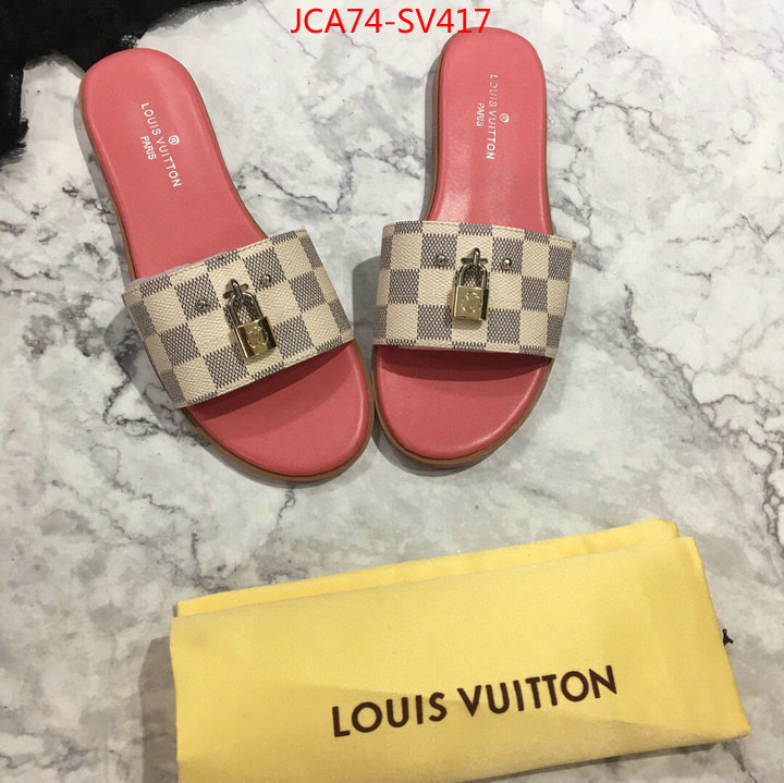 Women Shoes-LV,what 1:1 replica , ID: SV417,$:74USD