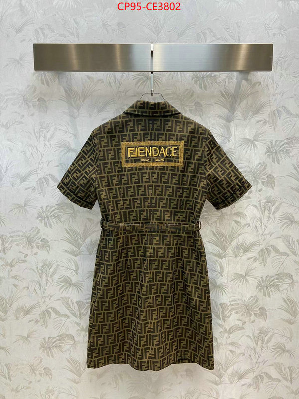 Clothing-Fendi,designer 1:1 replica , ID: CE3802,$: 95USD