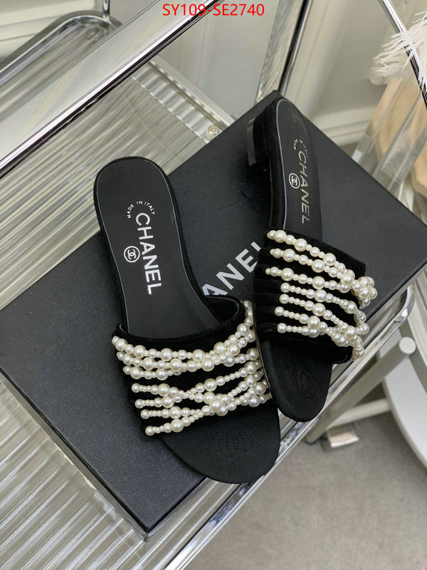 Women Shoes-Chanel,fake designer , ID: SE2740,$: 109USD