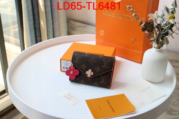 LV Bags(TOP)-Wallet,ID:TL6481,$: 65USD