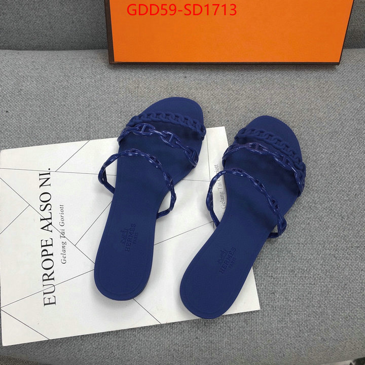 Women Shoes-Hermes,cheap high quality replica , ID: SD1713,$: 59USD