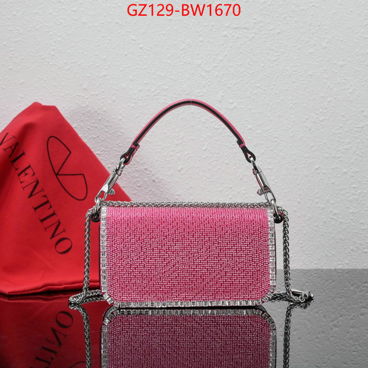 Valentino Bags(4A)-LOC-V Logo ,what is a 1:1 replica ,ID: BW1670,$: 129USD