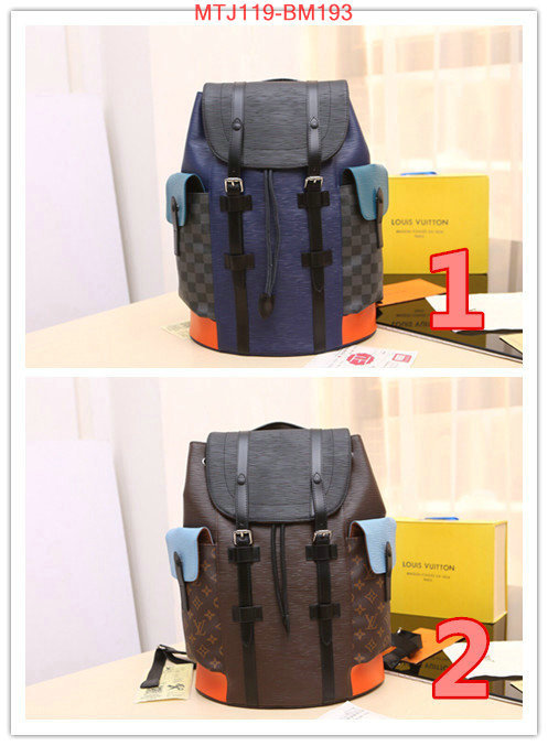 LV Bags(4A)-Backpack-,ID: BM193,$:119USD