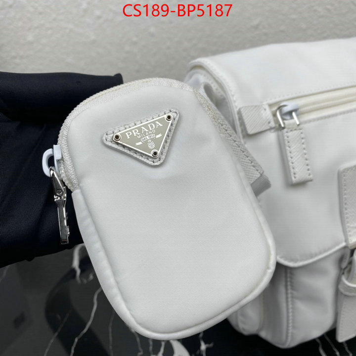 Prada Bags(TOP)-Diagonal-,ID: BP5187,$: 189USD