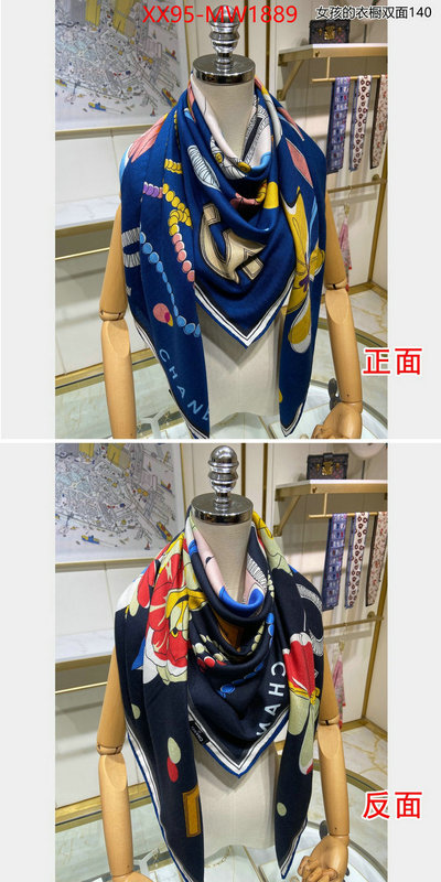 Scarf-Chanel,how to buy replica shop , ID: MW1889,$: 95USD