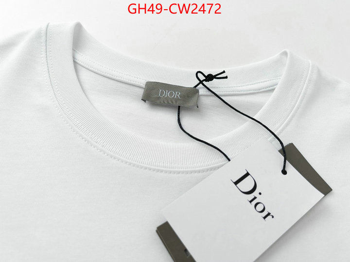 Clothing-Dior,found replica , ID: CW2472,$: 49USD