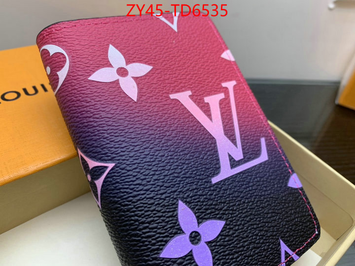 LV Bags(4A)-Wallet,top quality designer replica ,ID: TD6535,$: 45USD