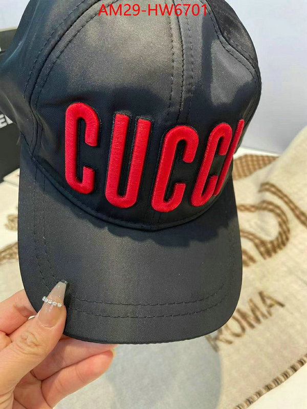 Cap (Hat)-Gucci,top 1:1 replica , ID: HW6701,$: 29USD