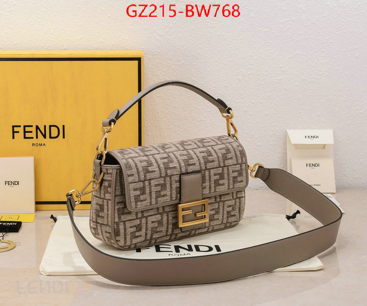 Fendi Bags(TOP)-Baguette,replica 1:1 high quality ,ID: BW768,$: 215USD