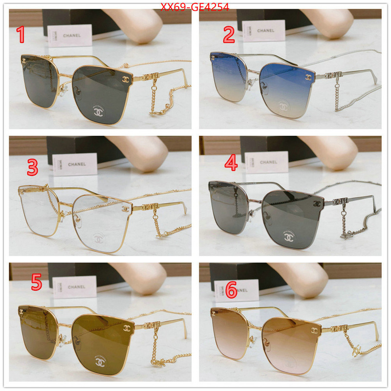 Glasses-Chanel,1:1 replica wholesale , ID: GE4254,$: 69USD