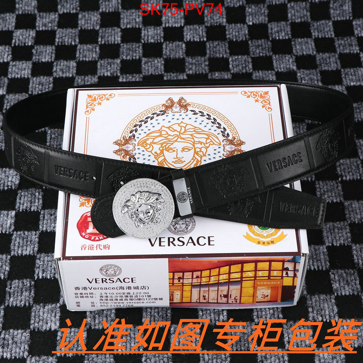Belts-Versace,can you buy knockoff , ID: PV74,$: 75USD