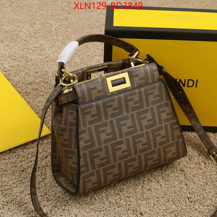 Fendi Bags(4A)-Peekaboo,fake ,ID: BD3849,$: 129USD