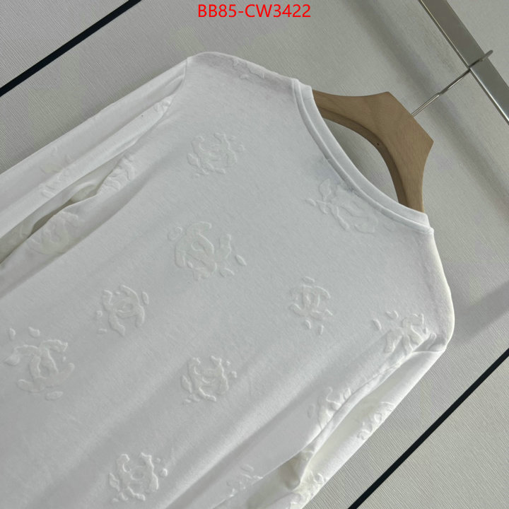 Clothing-Chanel,2023 replica wholesale cheap sales online , ID: CW3422,$: 85USD