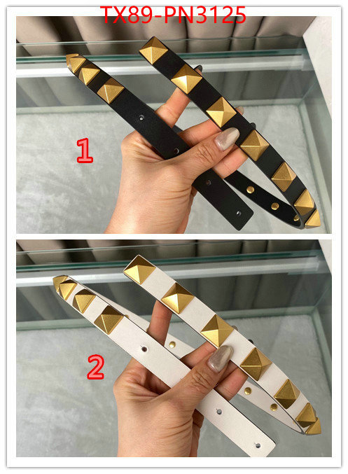 Belts-Valentino,aaaaa+ replica designer , ID: PN3125,$: 89USD