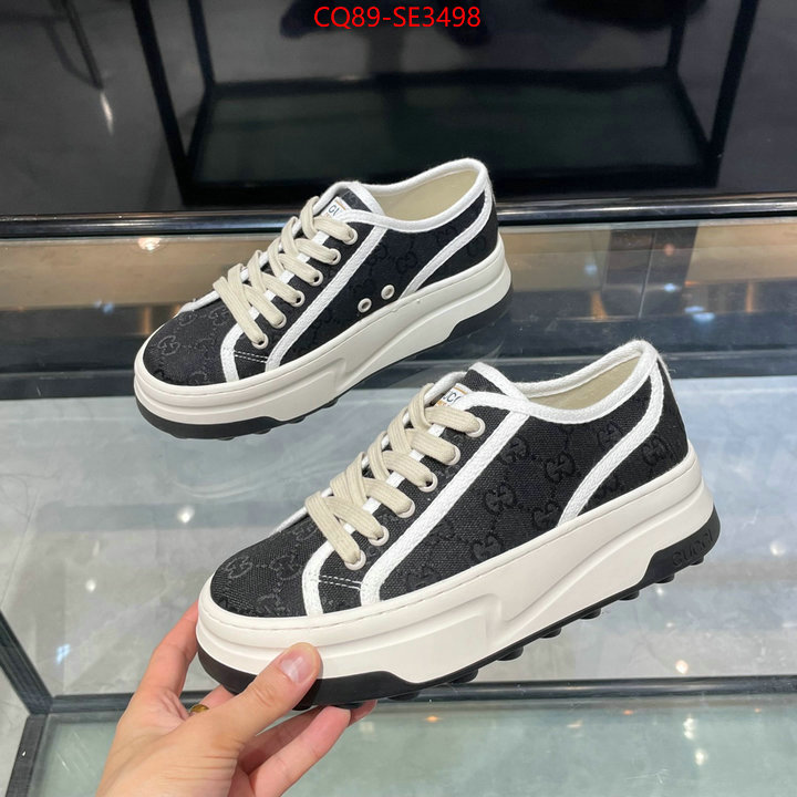 Women Shoes-Gucci,fake aaaaa , ID: SE3498,$: 89USD