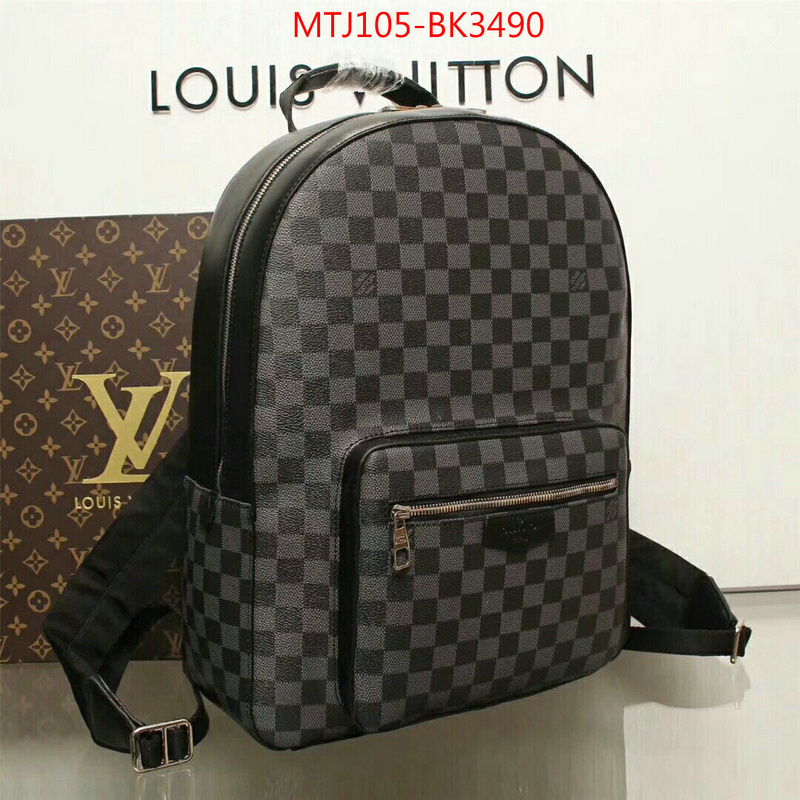 LV Bags(4A)-Backpack-,ID: BK3490,$:105USD