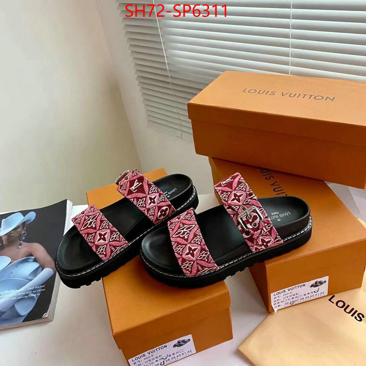 Women Shoes-LV,fake designer , ID: SP6311,$: 72USD