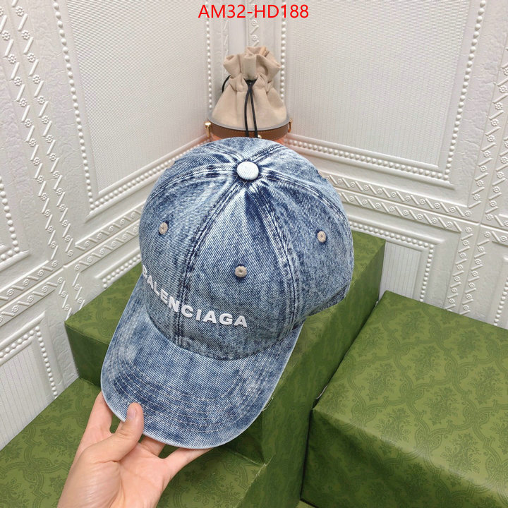 Cap (Hat)-Balenciaga,high quality happy copy , ID: HD188,$: 32USD