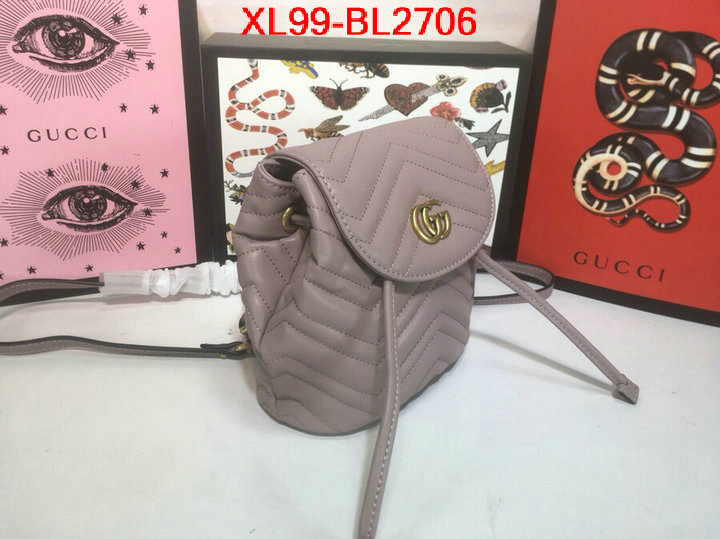 Gucci Bags(4A)-Backpack-,exclusive cheap ,ID: BL2706,$: 99USD