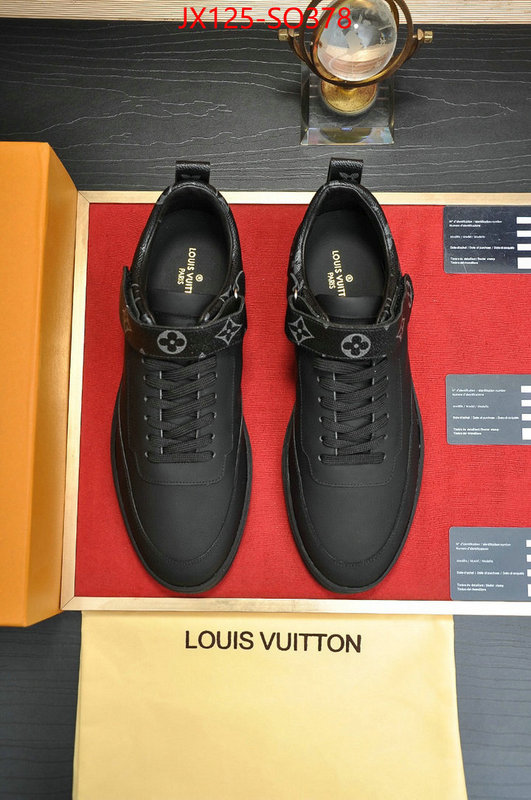 Men Shoes-LV,new 2023 , ID: SO378,$: 125USD