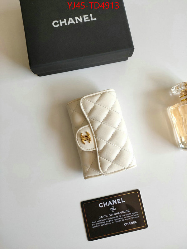 Chanel Bags(4A)-Wallet-,ID: TD4913,$: 45USD
