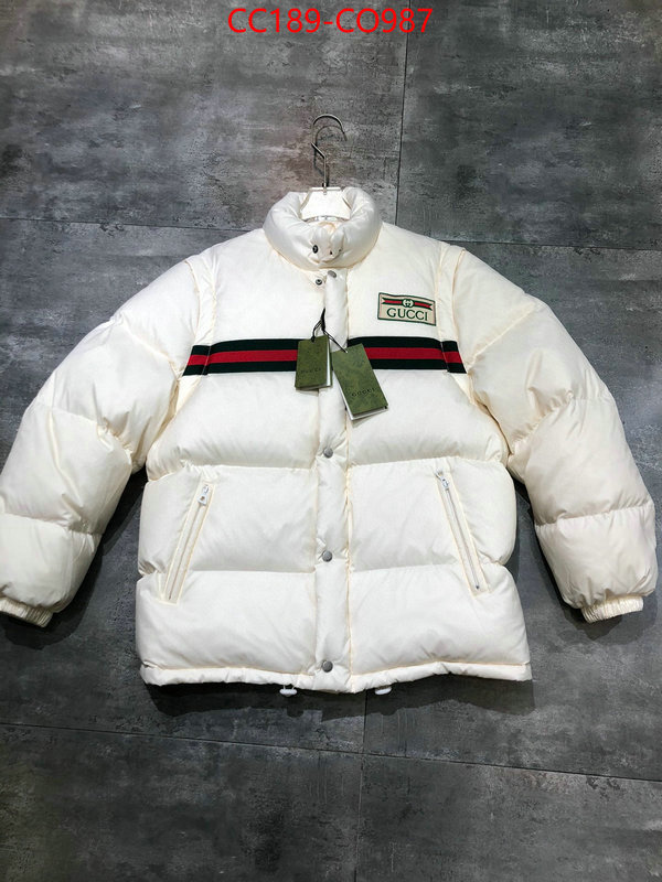 Down jacket Women-Gucci,designer high replica , ID: CO987,$: 189USD