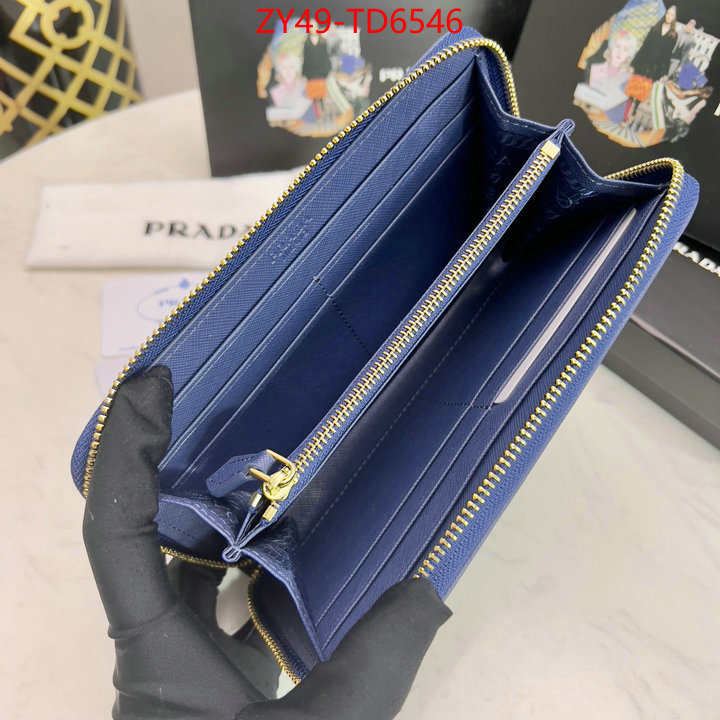 Prada Bags(4A)-Wallet,shop designer ,ID: TD6546,$: 49USD