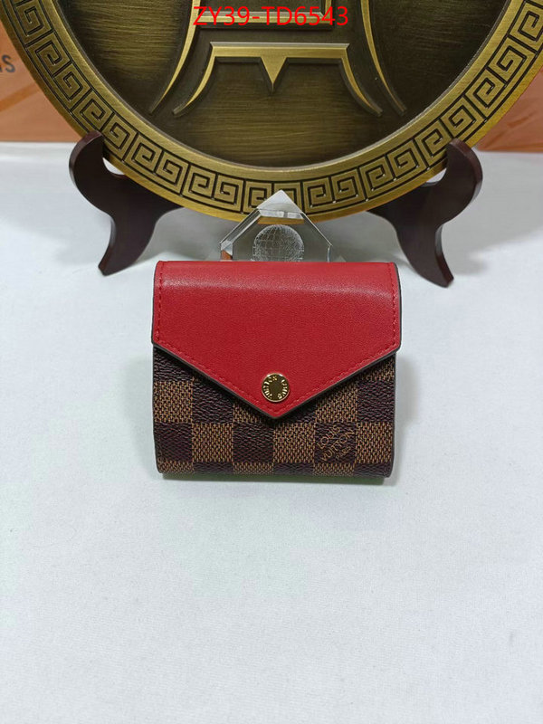 LV Bags(4A)-Wallet,new ,ID: TD6543,$: 39USD