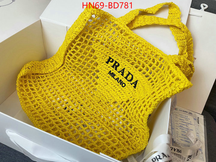 Prada Bags(4A)-Handbag-,we curate the best ,ID: BD781,$: 69USD