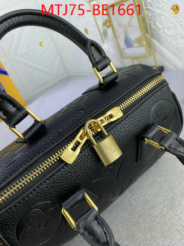 LV Bags(4A)-Speedy-,can i buy replica ,ID: BE1661,$: 75USD