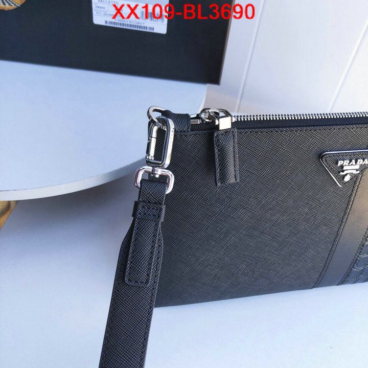 Prada Bags(TOP)-Clutch-,ID: BL3690,$: 109USD