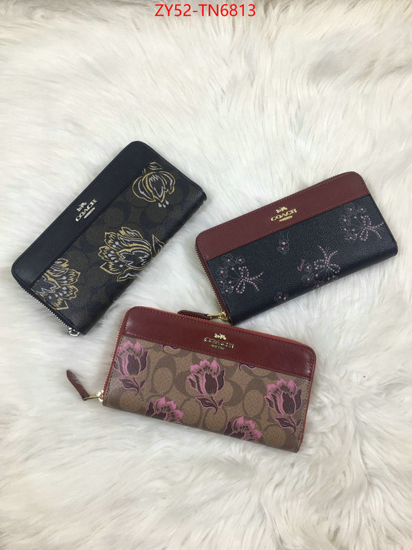 Coach Bags(4A)-Wallet,buy 1:1 ,ID: TN6813,$: 52USD