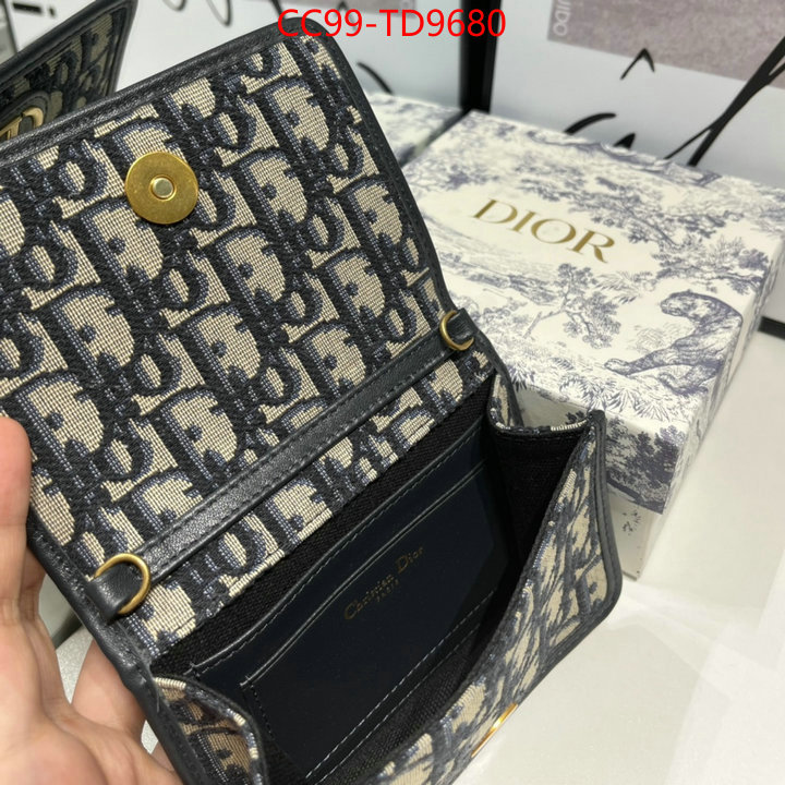 Dior Bags(TOP)-Wallet-,ID: TD9680,$: 99USD