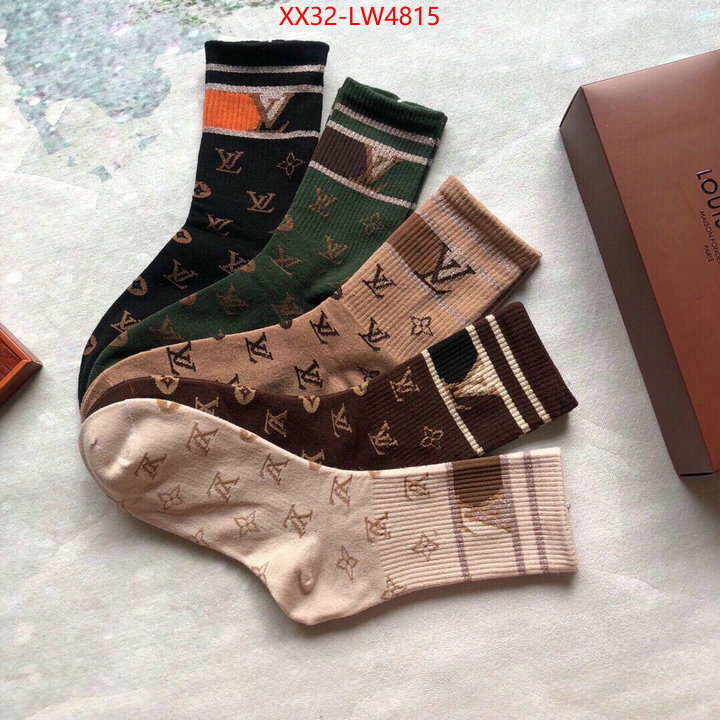 Sock-LV,luxury fashion replica designers , ID: LW4815,$: 32USD