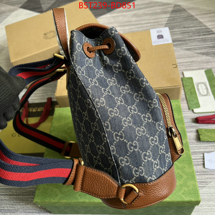 Gucci Bags(TOP)-Backpack-,top quality replica ,ID: BD851,$: 239USD