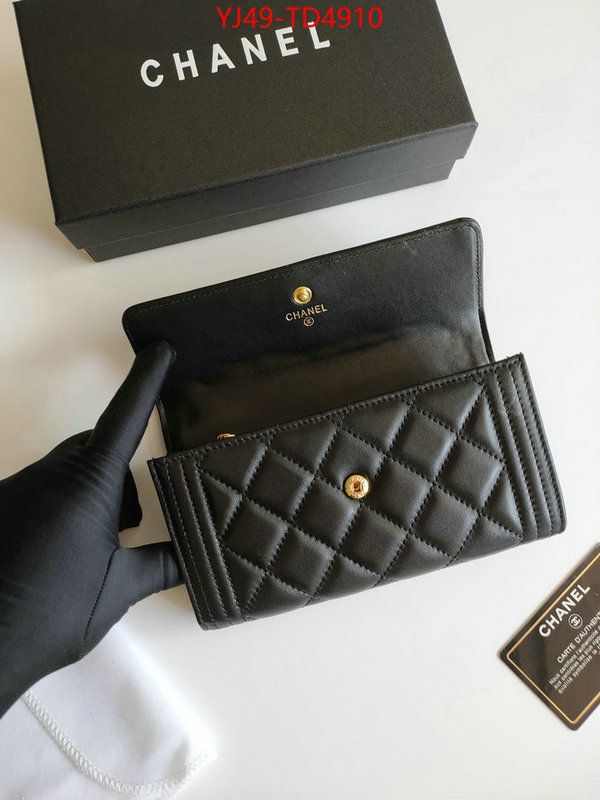 Chanel Bags(4A)-Wallet-,ID: TD4910,$: 49USD