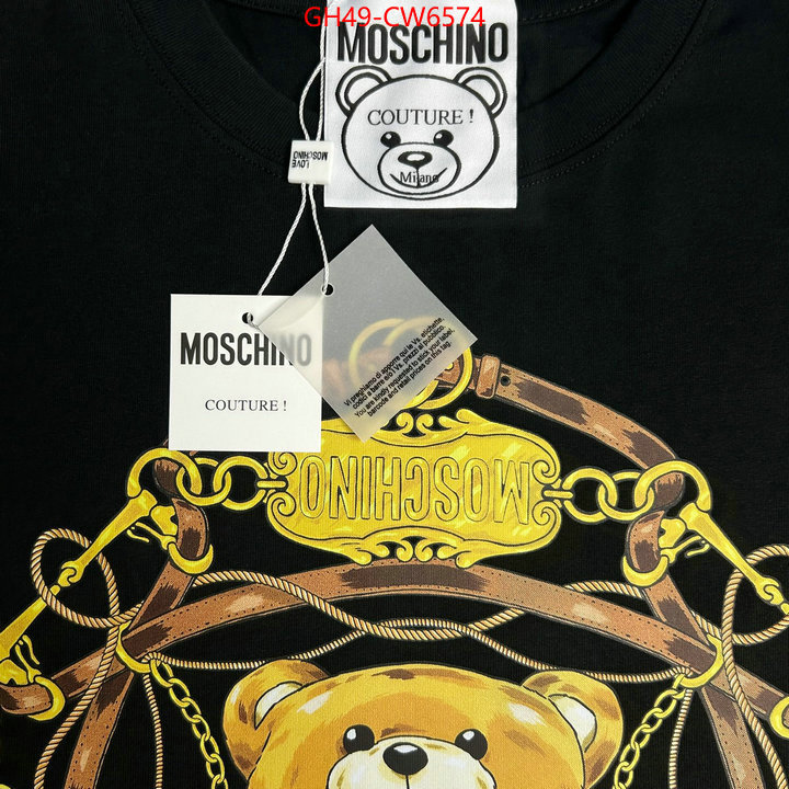 Clothing-Moschino,shop cheap high quality 1:1 replica , ID: CW6574,$: 49USD