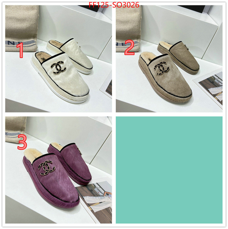 Women Shoes-Chanel,how quality , ID: SO3026,$: 125USD