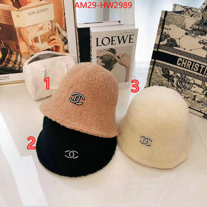 Cap (Hat)-Chanel,replica online , ID: HW2989,$: 29USD